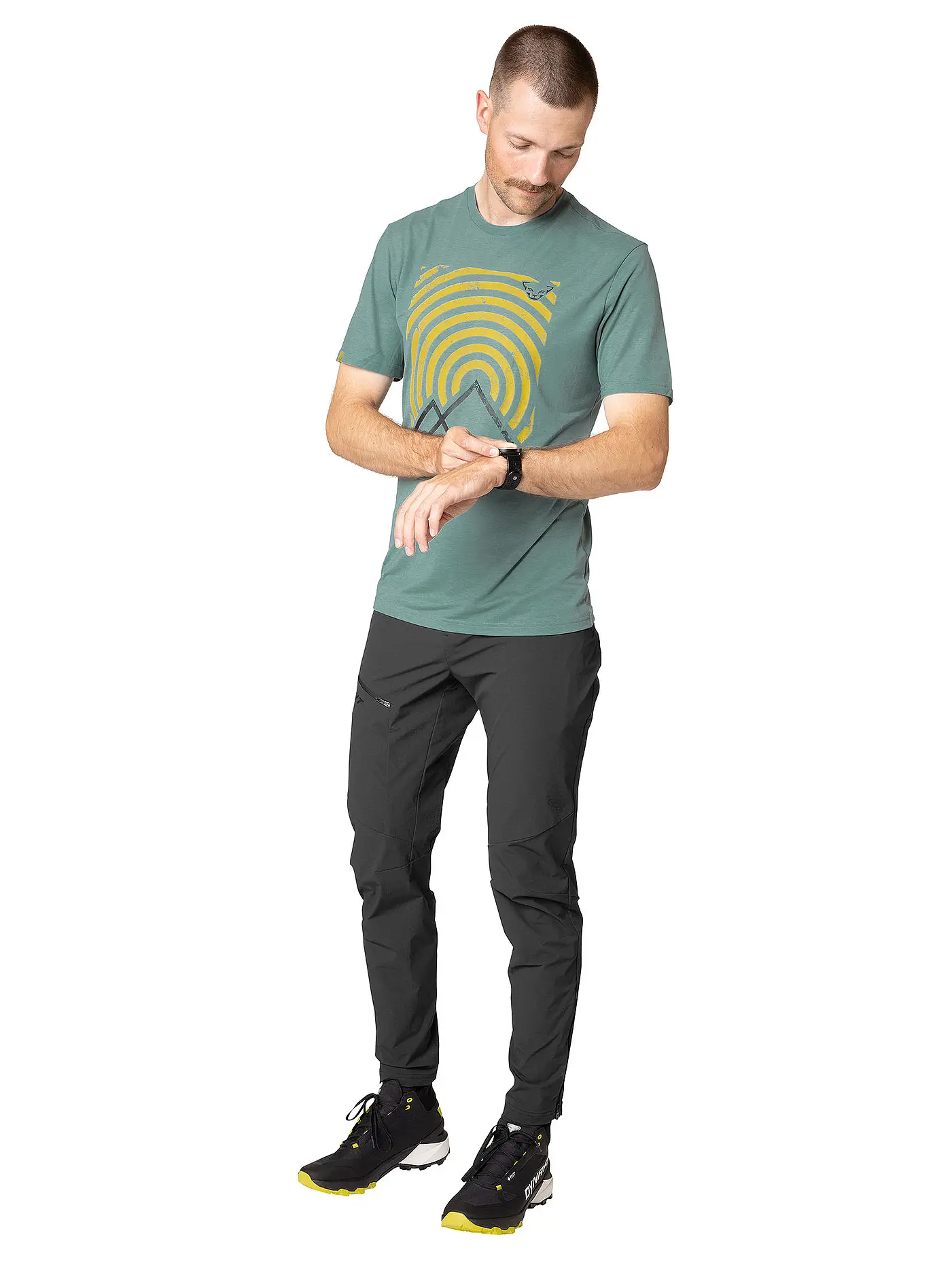 DYNAFIT | Herren Funktionsshirt Transalper Graphic | petrol